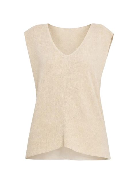 The Row sleeveless top - Neutrals - zdjęcie produktu nr 1