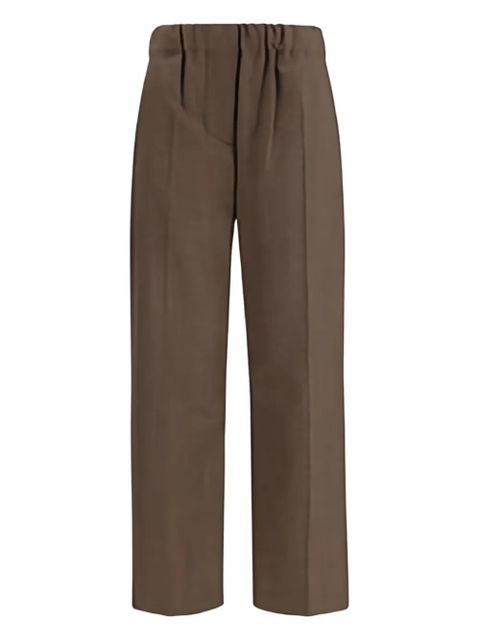 Weekend Max Mara houndstooth-pattern trousers - Brown - zdjęcie produktu nr 1