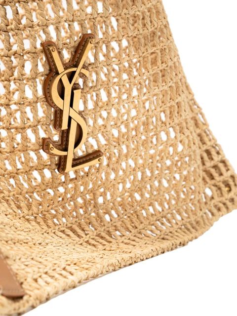 Saint Laurent Oxalis beach bag - Neutrals