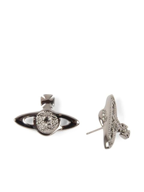Vivienne Westwood mini Bas Relief earrings - Silver