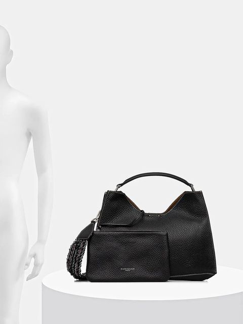 Gianni Chiarini torebka skórzana kolor czarny BS.10566.RNGDBL