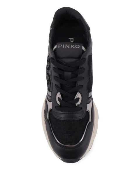 PINKO logo-appliqué sneakers - Black - zdjęcie produktu nr 2