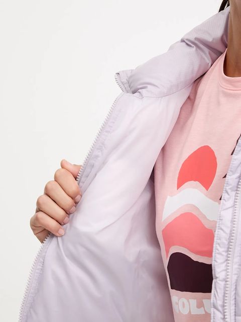 Columbia kurtka Puffect Colorblock kolor fioletowy zimowa 2088501 - zdjęcie produktu nr 2