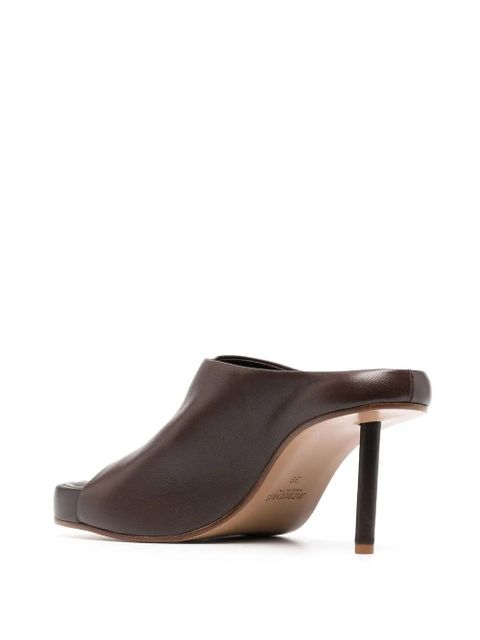 Jacquemus 85mm leather sandals - Brown