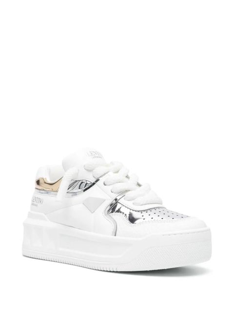 Valentino Garavani logo-print sneakers - White