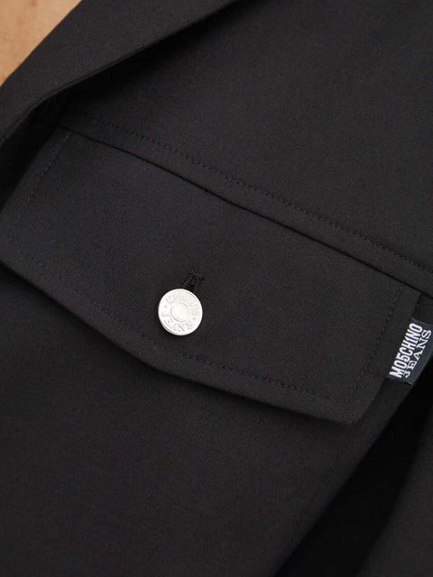 Moschino Jeans kurtka z domieszką wełny