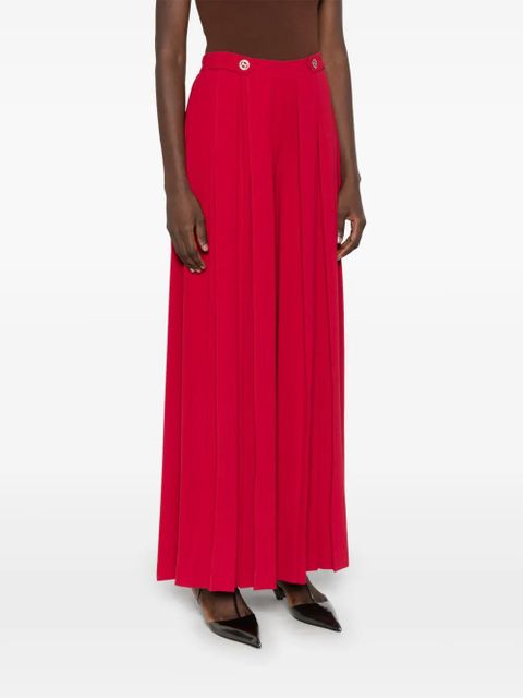 TWINSET pleated crepe trousers - Red