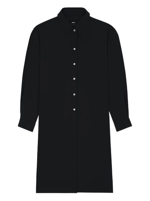 MM6 Maison Margiela button-fastening shirt - Black - zdjęcie produktu nr 1