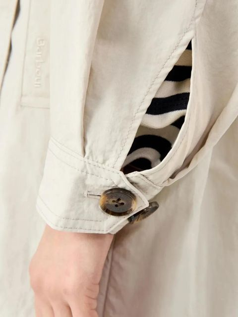 Barbour Layla double-breasted belted trench coat - Neutrals