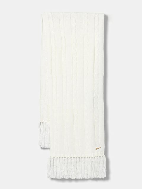 Guess szalik KENDRA damski kolor beżowy gładki W5BZ16 Z3362 - zdjęcie produktu nr 1