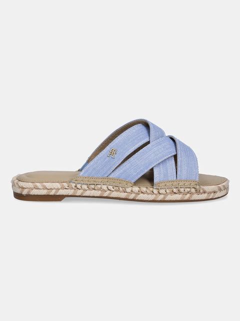 Tommy Hilfiger klapki CHAMBRAY ESPADRILLE MULE - zdjęcie produktu nr 2