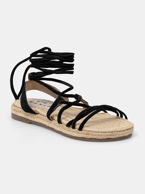 Manebi sandały zamszowe Jute Sandals - zdjęcie produktu nr 2