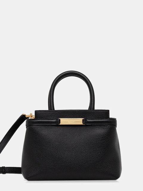 Bally torebka skórzana kolor czarny WAH02F - zdjęcie produktu nr 1