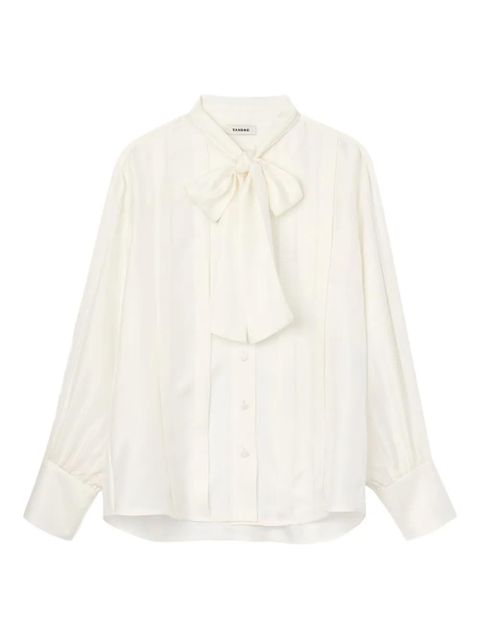 SANDRO silk shirt - White - zdjęcie produktu nr 1