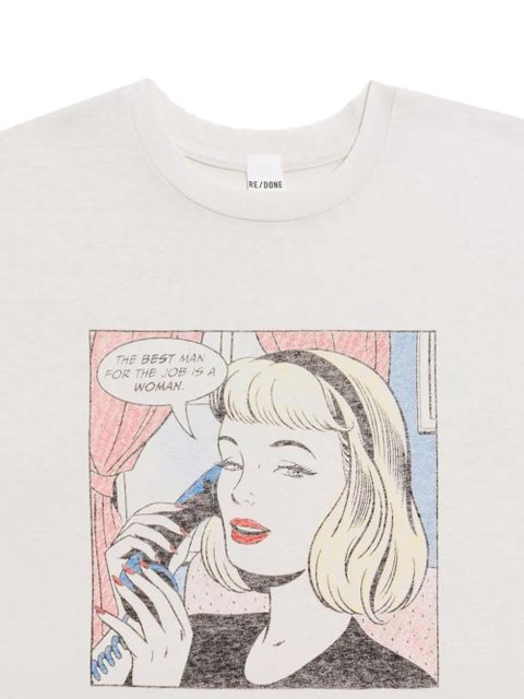 RE/DONE printed T-shirt - White - zdjęcie produktu nr 2