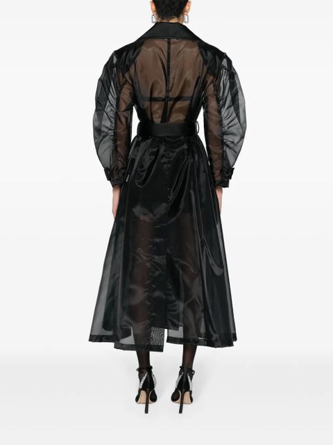 Dolce & Gabbana double-breasted long coat - Black