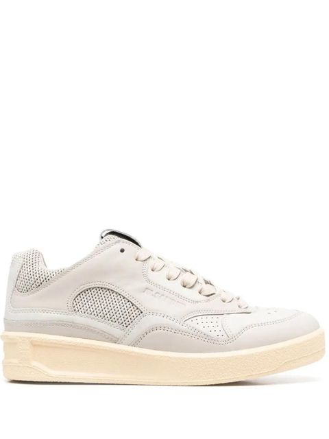 Jil Sander panelled low-top sneakers - Grey - zdjęcie produktu nr 1