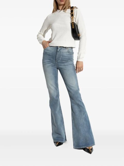 Balmain button-detail long-sleeve jumper - Neutrals - zdjęcie produktu nr 2