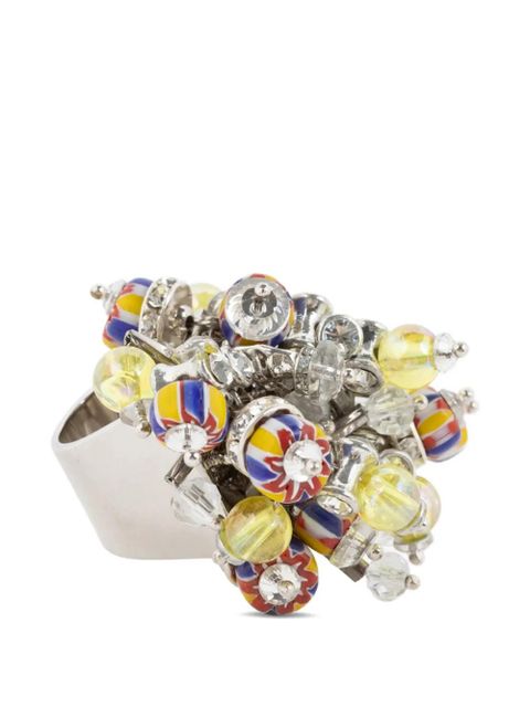 DRIES VAN NOTEN beaded ring - Silver - zdjęcie produktu nr 2