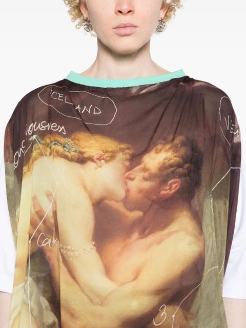Vivienne Westwood Kiss Swing T-shirt - Neutrals