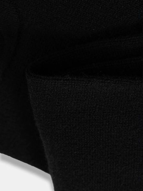 Coach szalik z dodatkiem wełny damski kolor czarny gładki 29CCL86 - zdjęcie produktu nr 2