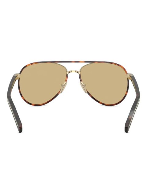 Prada Eyewear pilot-frame sunglasses - Brown