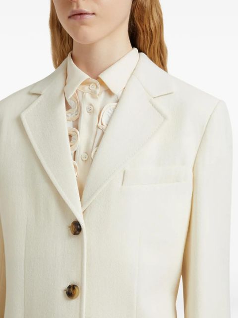 Marni button single-breasted blazer - White