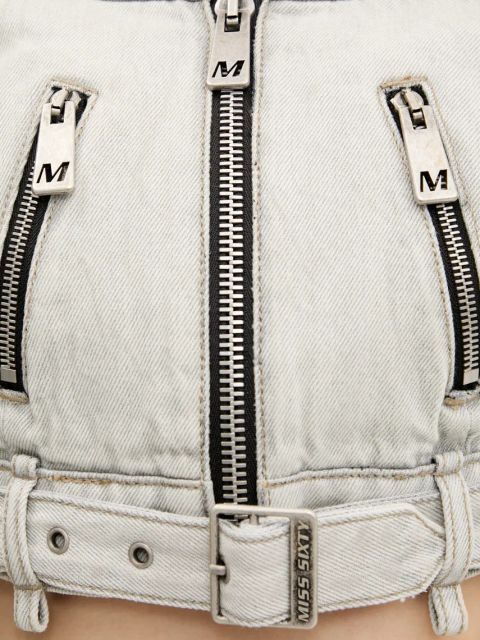 Miss Sixty kurtka kolor szary przejściowa 6S1WJ58900