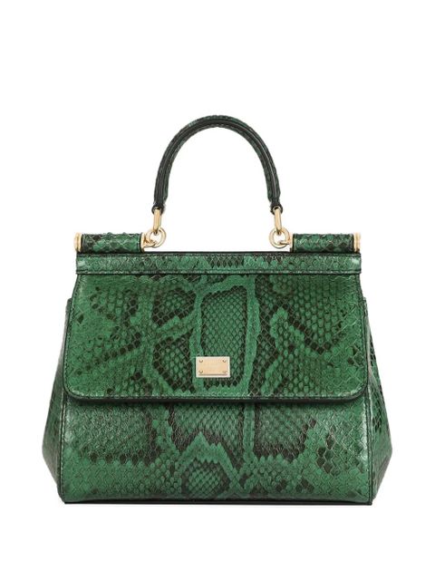 Dolce & Gabbana medium Sicily tote bag - Green - zdjęcie produktu nr 1