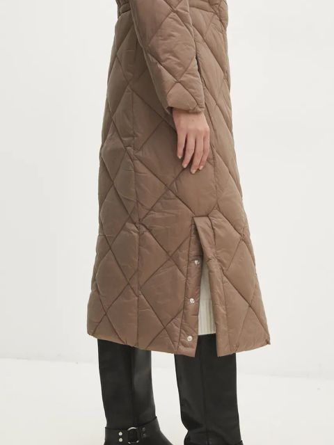 Answear.LAB kurtka damska kolor beżowy przejściowa