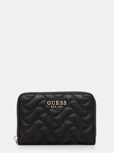 Guess portfel MELISANDRA damski kolor czarny SWQG96 53140 - zdjęcie produktu nr 1