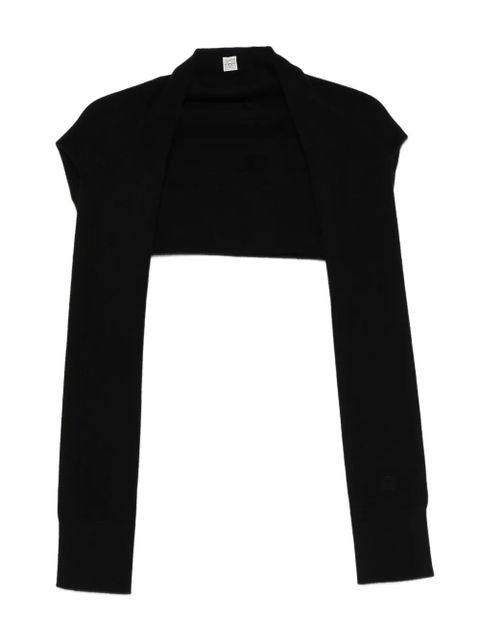 TOTEME sleeve cashmere scarf - Black - zdjęcie produktu nr 1