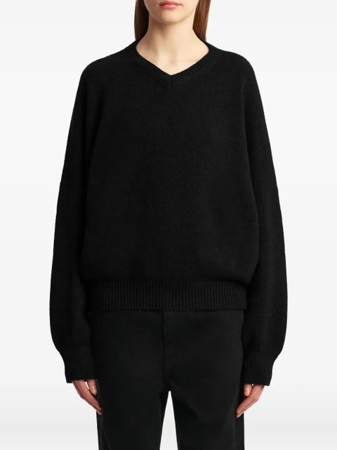 KHAITE Wolfe cashmere sweater - Black