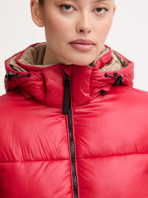 Pepe Jeans kurtka kolor czerwony zimowa PL4024339