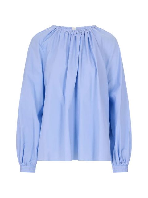Marni gathered-neck tunic - Blue - zdjęcie produktu nr 1