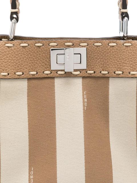 FENDI mini Peekaboo tote bag - Brown