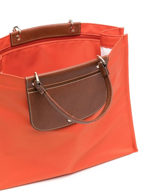 Longchamp large Cabas tote bag - Orange