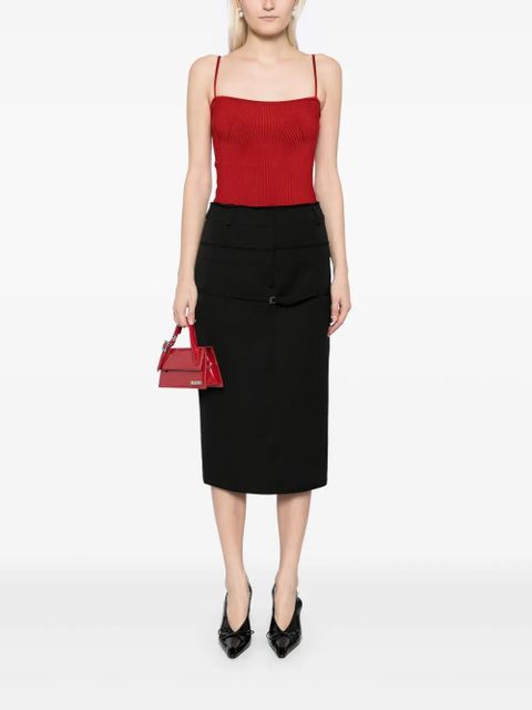 Jacquemus Le haut Sierra top - Red - zdjęcie produktu nr 2