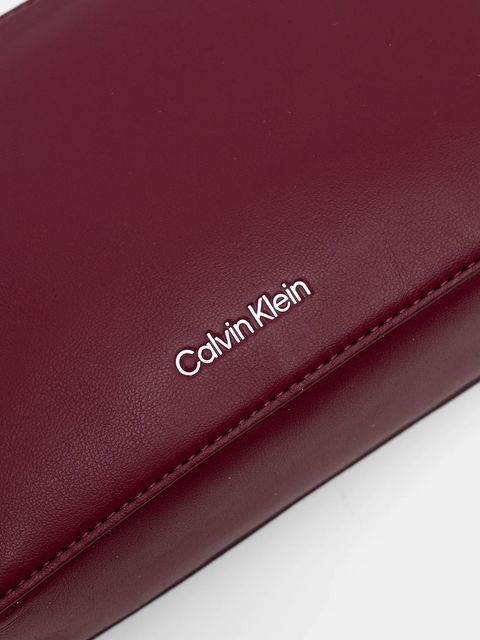 Calvin Klein torebka kolor bordowy LV04F3165G