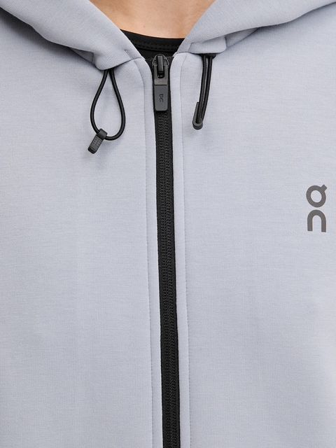 On bluza Focus Tech damska kolor fioletowy z kapturem gładka 1WF30370174