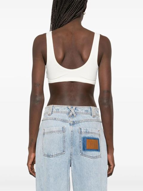 Jil Sander fast dry jersey sports bra - Neutrals