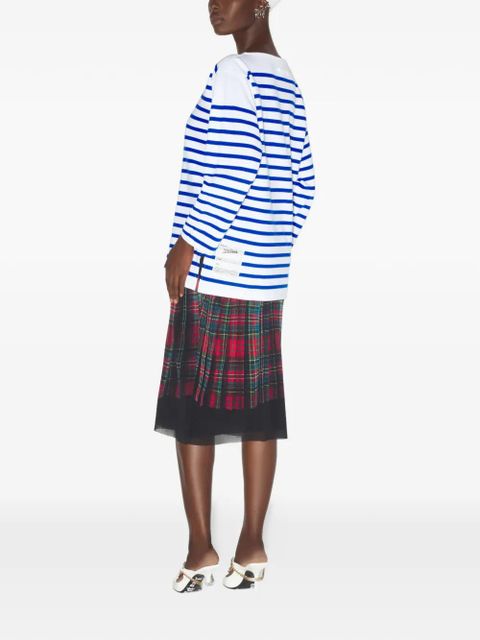 Jean Paul Gaultier La Marinière stripe-pattern T-shirt - White