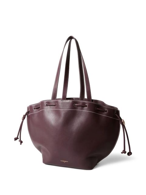 Claudie Pierlot Alban leather tote bag - Red