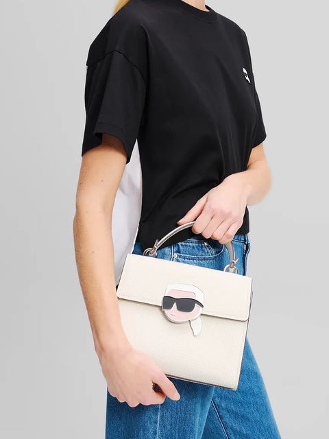 Karl Lagerfeld torebka IKON kolor biały A2W30105