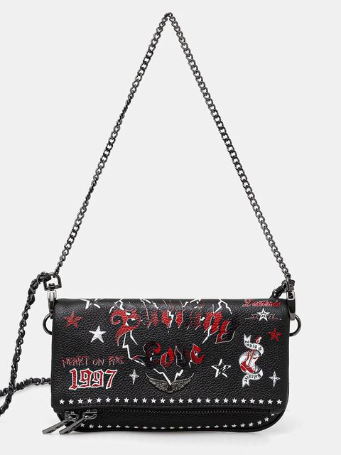 ZADIG&VOLTAIRE torebka skórzana kolor czarny LWBA04040 - zdjęcie produktu nr 1