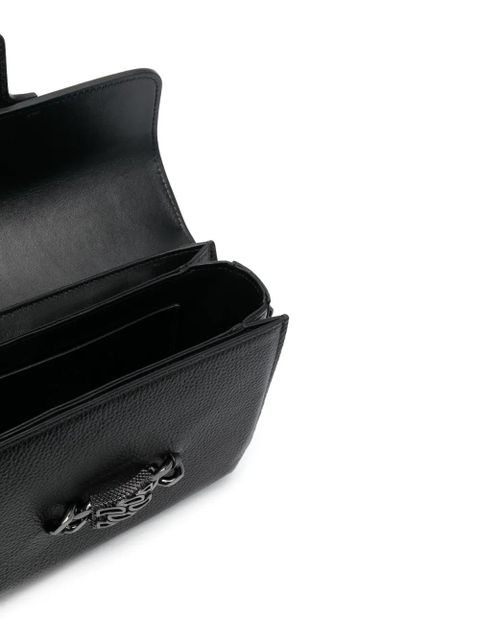 Casadei Mia leather crossbody bag - Black