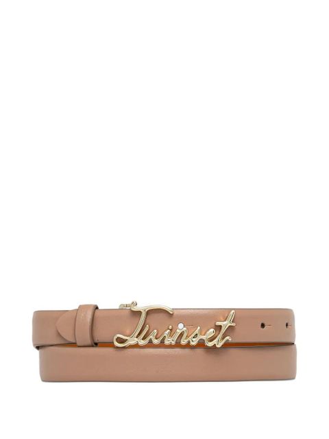TWINSET logo-buckle belt - Neutrals - zdjęcie produktu nr 1