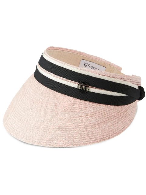 Maison Michel Pat strap-detail vizor - Pink - zdjęcie produktu nr 1