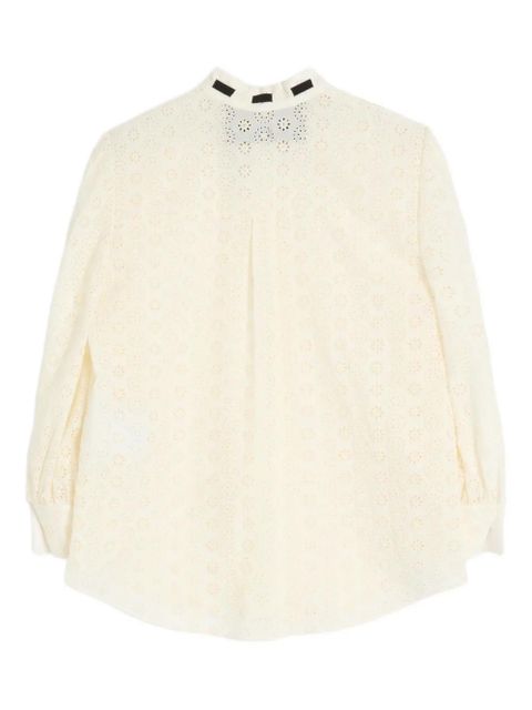 Valentino Garavani embroidered button-up shirt - Neutrals
