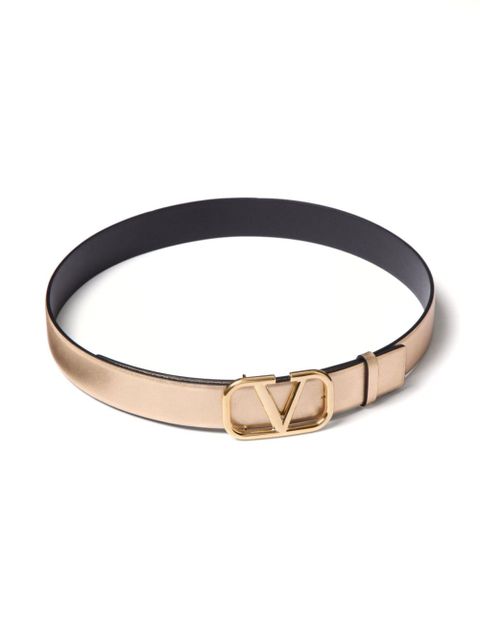 Valentino Garavani VLogo Signature reversible belt - Gold - zdjęcie produktu nr 2